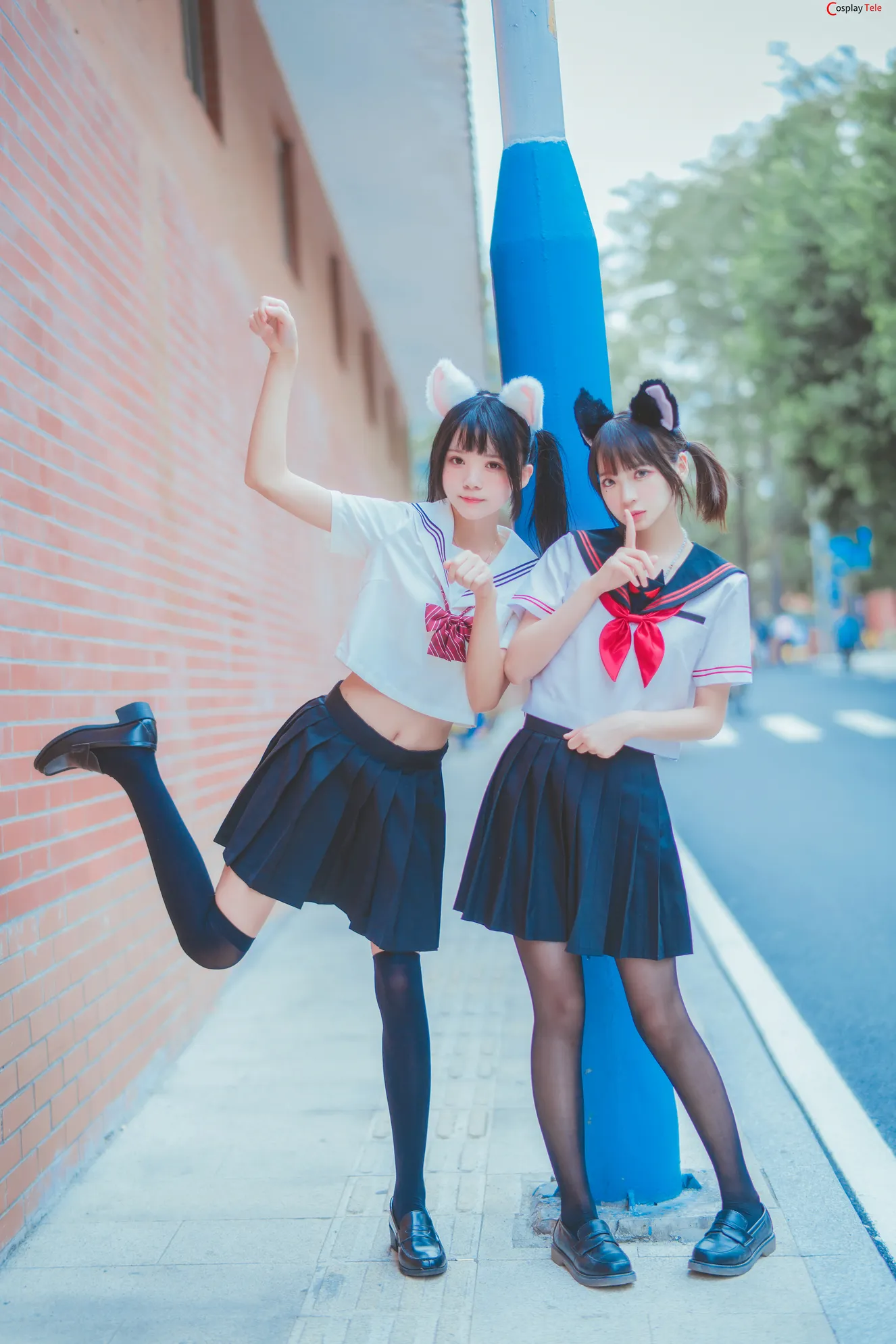 Cherry Neko (桜桃喵) cosplay Cat-eared School Girl “33 photos” 1110