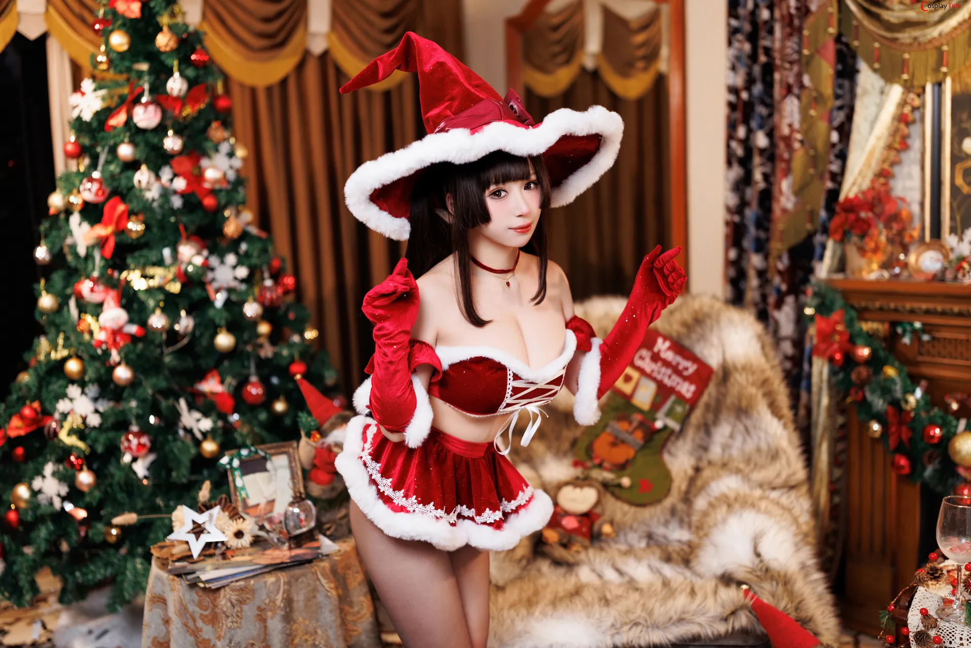 胡桃猫Kurumineko – Witch Christmas Eve “109 photos” 808