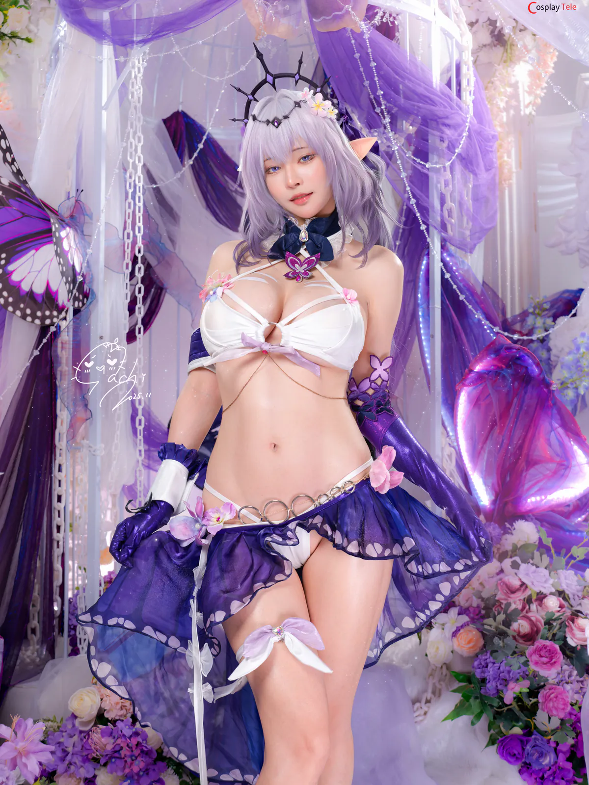 Machi馬吉 - Castorice Swimsuit Honkai:Star Rail (Nude) — Photo 2