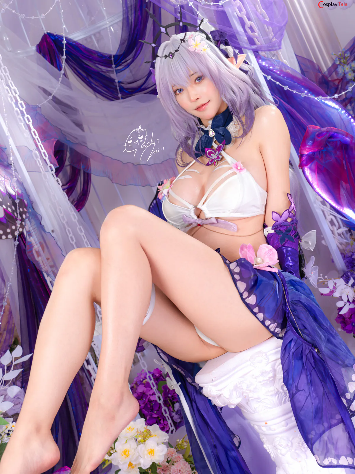 Machi馬吉 - Castorice Swimsuit Honkai:Star Rail (Nude) — Photo 48