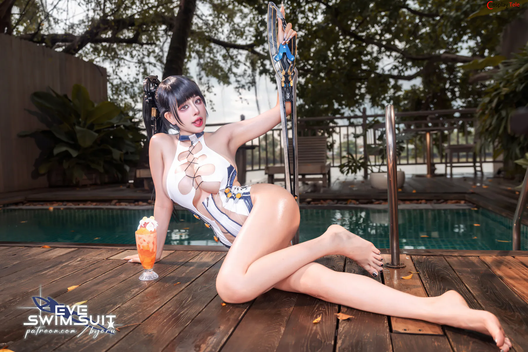 Byoru (ビョル) cosplay Eve Swimsuit – Stellar Blade — Foto 10